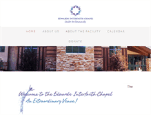 Tablet Screenshot of edwardsinterfaithchapel.org